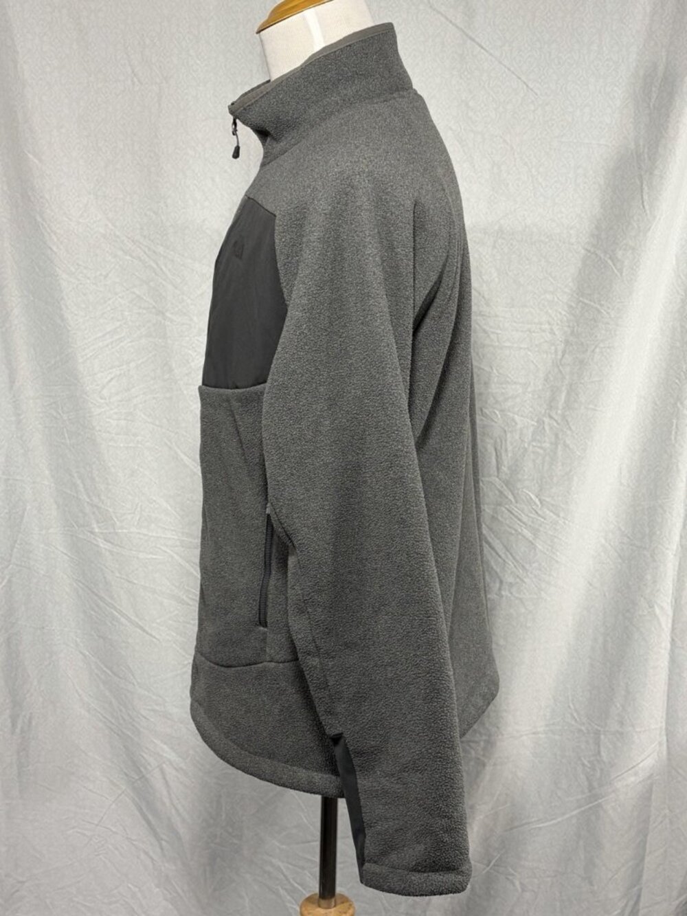 The North Face Jacket Mens XL Chimborazo Full Zip Gray Fleece Lined Outdoor - Picture 4 of 15